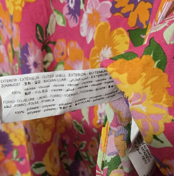 Zara Floral Crop Top Skirt Set - Picture 7 of 9